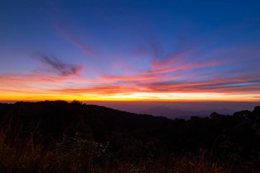 Doi Inthanon bakış açısı, Doi Inthanon Ulusal Parkı, Chiang Mai, Tayland
