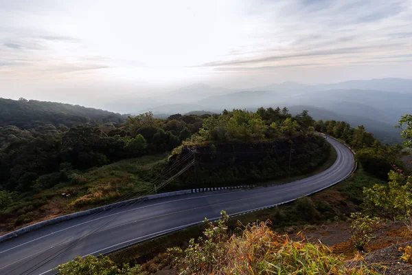 Doi Inthanon View Point Morning Doi Inthanon National Park Chiang — Stock Photo, Image