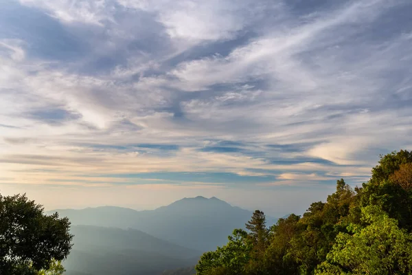 Doi Inthanon View Point Morning Doi Inthanon National Park Chiang Royalty Free Stock Images