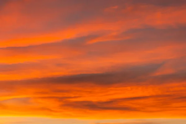 Cielo Naranja Claro Atardecer Color Degradado Textura Del Cielo Fondo — Foto de Stock