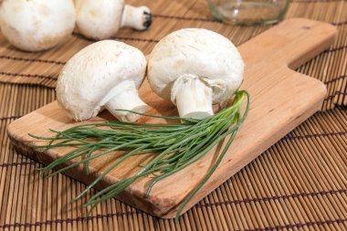 champignon kesme tahtası