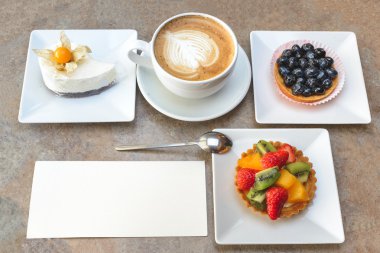 Meyve tatlı ve odasının