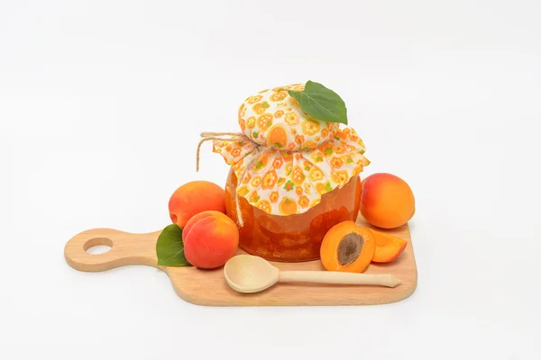 Сладкий абрикосовый джем — стоковое фото