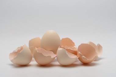 Yumurta kabuğu ile yumurta