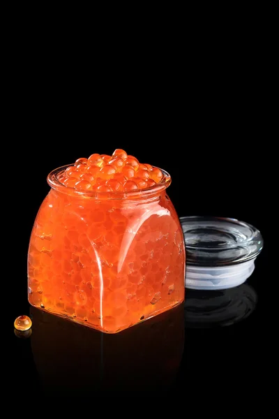 Jar of caviar — Stock Photo, Image