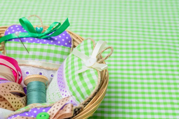 Sewing basket — Stock Photo, Image