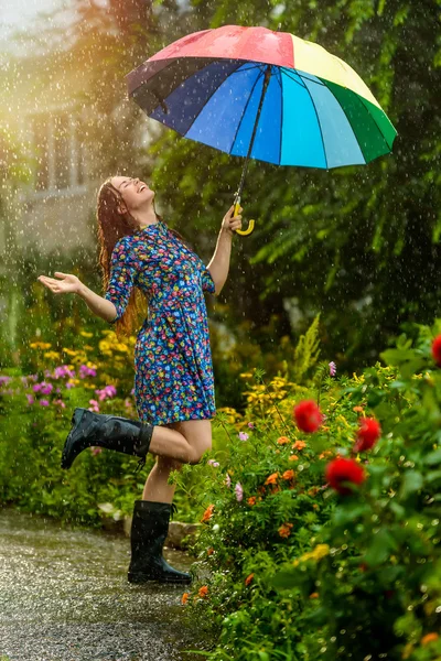 Chuva de verão — Fotografia de Stock