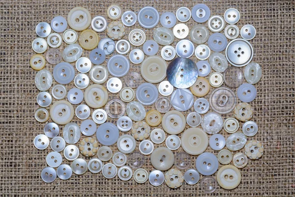 Dispersos sobre botones textiles —  Fotos de Stock