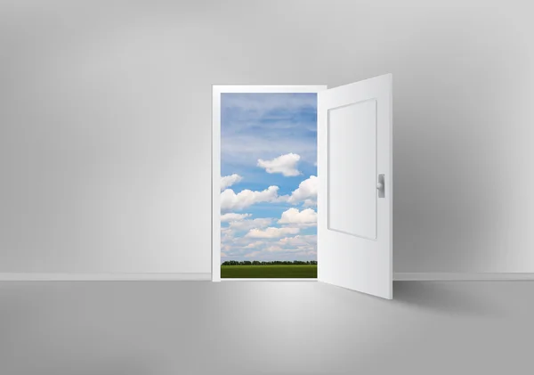 Open door to everywhere — Stock Photo, Image