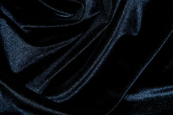 Чорний шовковий оксамитовий фон — стокове фото