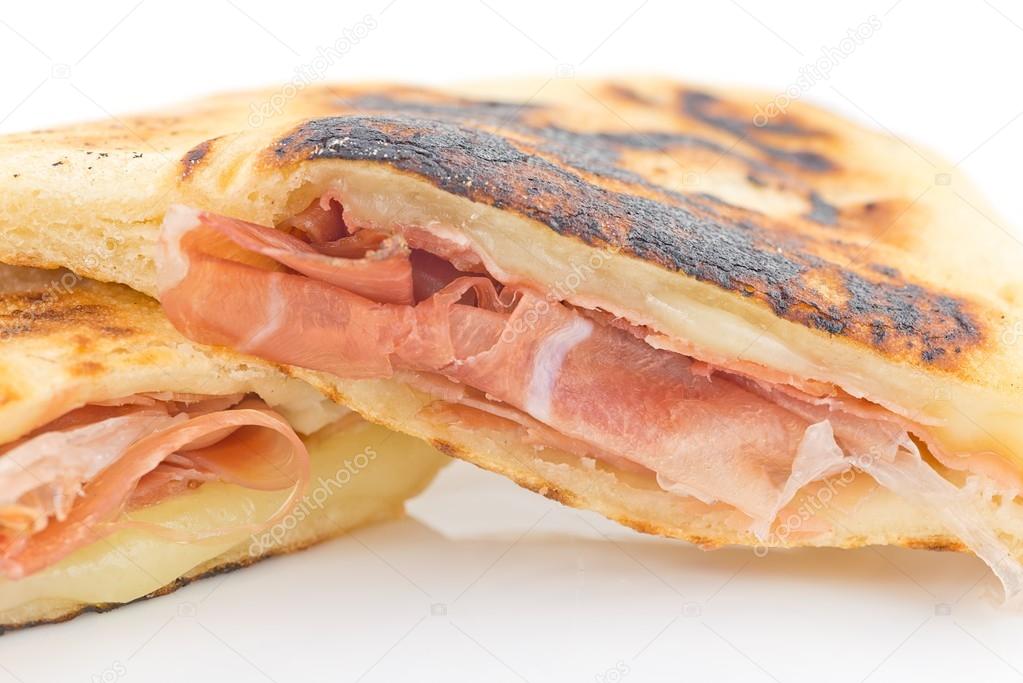 Bread with ham