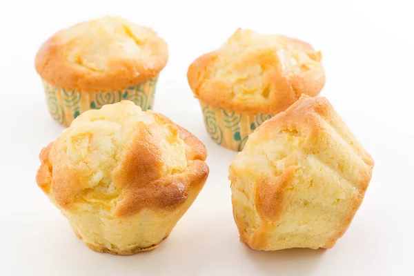 Muffin mit Äpfeln — Stockfoto