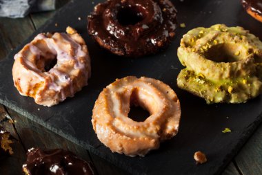 Ev yapımı eski moda çörekler.