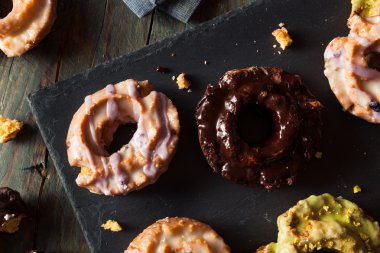 Ev yapımı eski moda çörekler.