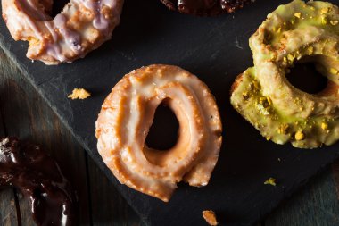 Ev yapımı eski moda çörekler.