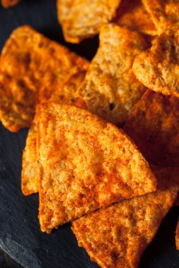 Ev yapımı biber kireç Tortilla cips