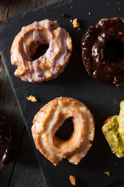 Homemade Old Fashioned Donuts — Stock Photo, Image