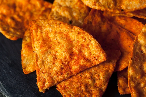 Ev yapımı biber kireç Tortilla cips