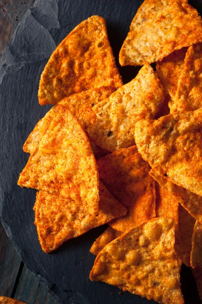 Ev yapımı biber kireç Tortilla cips