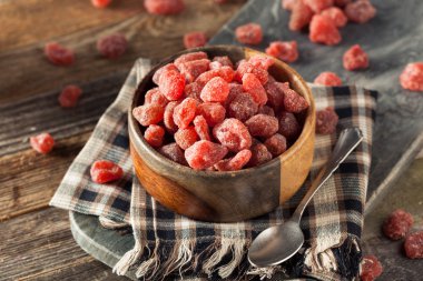 Organik Kuru şekerli çilek