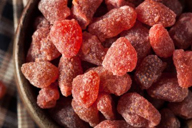 Organik Kuru şekerli çilek