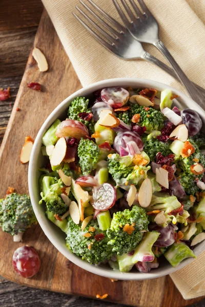 Ensalada de brócoli verde casera — Foto de Stock