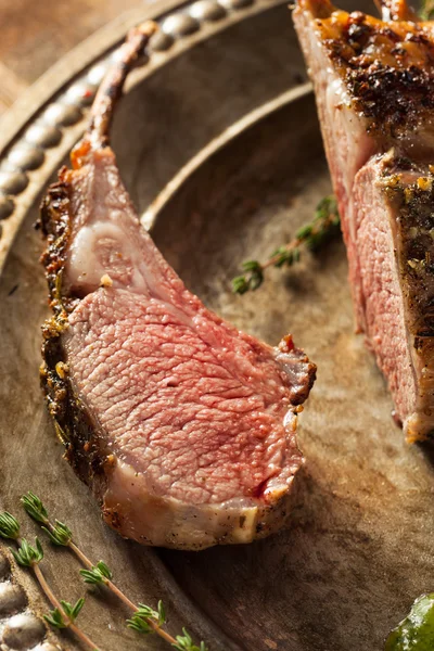 Homemade Herb Roast Lamb — Stock Photo, Image