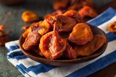 Ham organik kuru şeftali