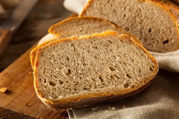 Homemade Crusty Rye Bread — Stock Photo, Image