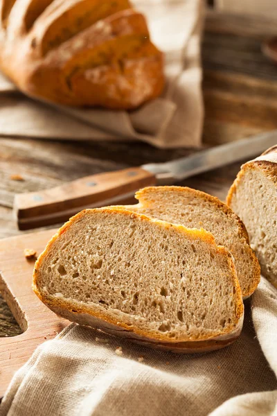 Pane di segale croccante fatto in casa — Foto Stock