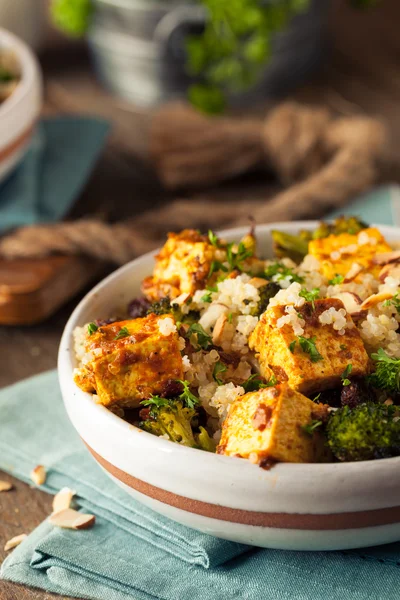 Bol de tofu au quinoa fait maison — Photo