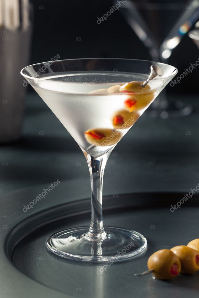 Classic Shaken Dry Vodka Martini Stock Photo by ©bhofack2 104990304