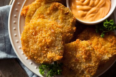 Ev yapımı kızarmış Yeşil Domatesler