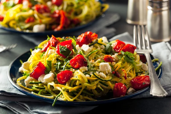 Ev yapımı kabak erişte Zoodles — Stok fotoğraf