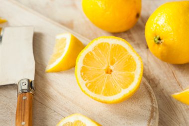 Ham organik sarı limon