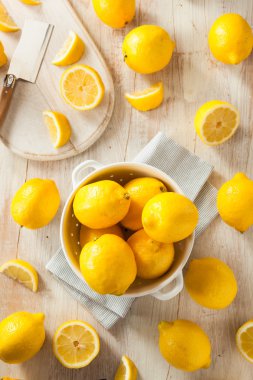 Ham organik sarı limon