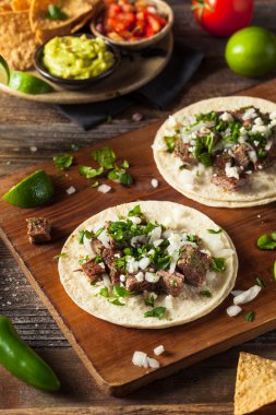 Homemade Carne Asada Street Tacos clipart