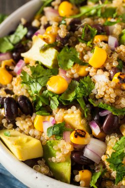 Ev yapımı güneybatı Meksika Quinoa salata