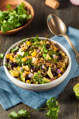 Ev yapımı güneybatı Meksika Quinoa salata