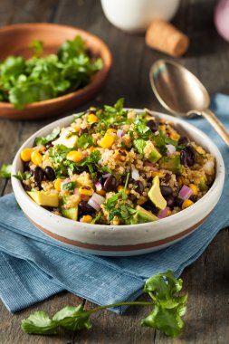 Ev yapımı güneybatı Meksika Quinoa salata
