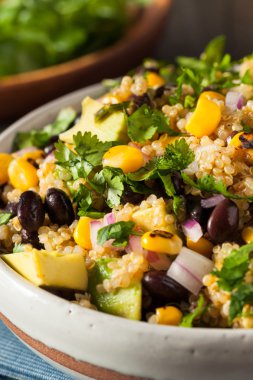 Ev yapımı güneybatı Meksika Quinoa salata