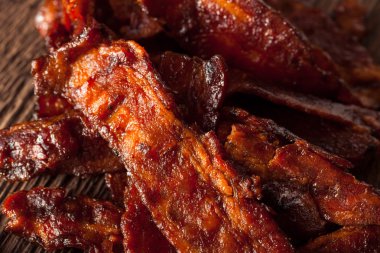 Ev yapımı kurutulmuş Barbekü domuz eti