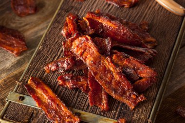 Ev yapımı kurutulmuş Barbekü domuz eti