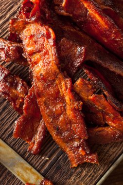 Ev yapımı kurutulmuş Barbekü domuz eti