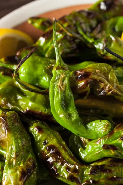 Kavrulmuş baharatlı Shishito biber