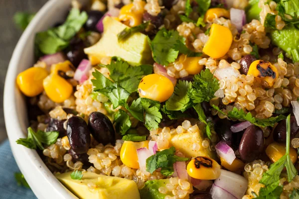 Domowe Poitou Quinoa meksykańska sałatka — Zdjęcie stockowe