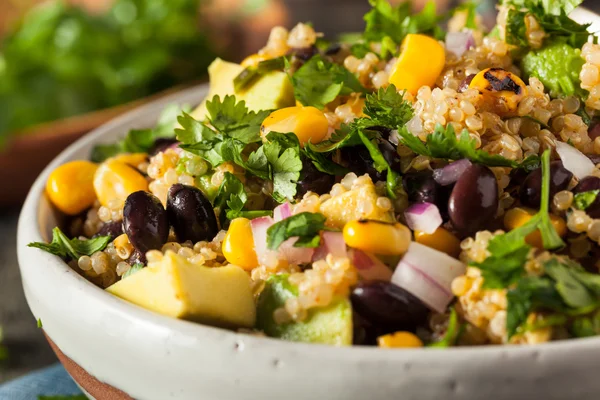 Domowe Poitou Quinoa meksykańska sałatka — Zdjęcie stockowe