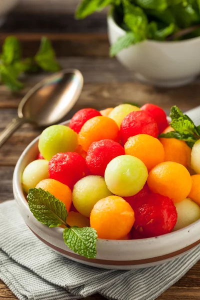 Boules de melon maison fraîches — Photo