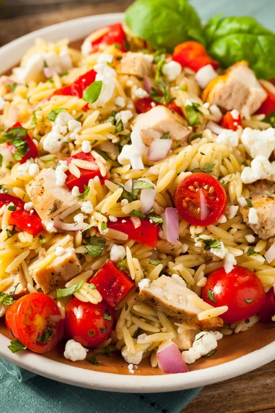 Insalata di pollo fatta in casa Orzo — Foto Stock