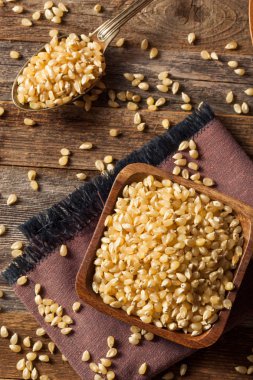 Ham organik beyaz patlamış mısır Kernals